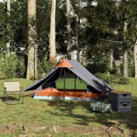 VidaXL Tent 2-persoons waterdicht grijs - thumbnail