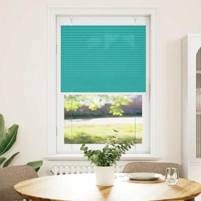 Pliss rolgordijn 80x100 cm stofbreedte 79,4 cm petrol groen