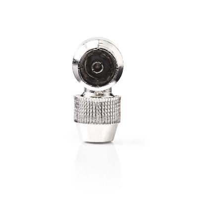 Nedis CSGP40925ME Iec (coax) -connector Haaks Female - 2 Stuks Metaal