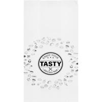 Zak | Snackzak | Ersatzpapier | Nr. 28 | 2 pond | 16/ 5x34cm | TASTY | wit | 5 kg - thumbnail
