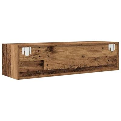 TV-kast met lade Oud hout 100 x 31 x 25,5 cm Bewerkt hout