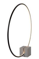 Lucide CIRKELIS - Tafellamp - Ø 83 cm - LED Dimb. - 1x24W 3000K - Zwart - thumbnail