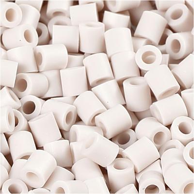 NABBI Foto kralen, afm 5x5 mm, gatgrootte 2,5 mm, medium, lichtgrijs (10), 1100 stuk/ 1 doos