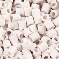 NABBI Foto kralen, afm 5x5 mm, gatgrootte 2,5 mm, medium, lichtgrijs (10), 1100 stuk/ 1 doos - thumbnail