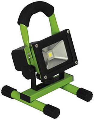 Smartwares 10.030.51 LED Bouwlamp Oplaadbaar 10W Zwart/Groen Smartwares 10.030.51 LED Bouwlamp Oplaadbaar 10W Zwart/Groen