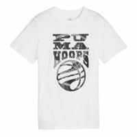 T-Shirt met Korte Mouwen voor kinderen Puma Basketball Blueprint - Maat: 15-16 Jaar - thumbnail