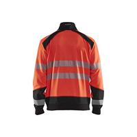 Blåkläder Sweatshirt halve rits High-Vis 35562528 | High-Vis Rood/Zwart | Maat XS - 7330509623541 - thumbnail