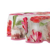 Wicotex Tafelkleed rond tulpen ø160cm pvc - thumbnail