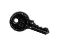 Geslepen sleutel / t.b.v. ؠ70 mm discusslot HSD 718 - thumbnail