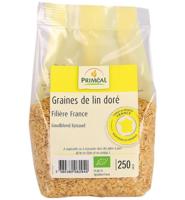 Primeal Lijnzaad goud bio 250 Gram - thumbnail