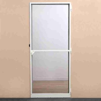 Klamboe draaideur - H220 cm x L100 cm - Wit aluminium