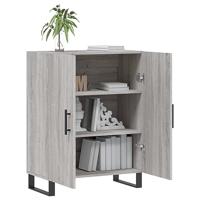 Dressoir 69,5x34x90 cm bewerkt hout grijs sonoma eikenkleurig - thumbnail
