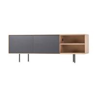 Gazzda Fina Sideboard Houten Dressoir Whitewash | Nero - 180 cm - thumbnail