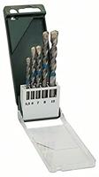Bosch Accessories 2609255418 Beton-spiraalboren set 5-delig 5.5 mm, 6 mm, 7 mm, 8 mm, 10 mm Cilinderschacht 1 set(s) - thumbnail
