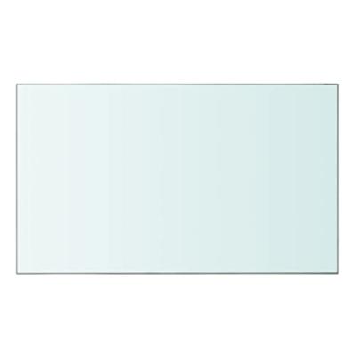 Wandschap transparant 50x30 cm glas