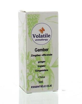 Volatile Gember (Zingiber Officinalis) 5ml Volatile Gember (Zingiber Officinalis) 5ml