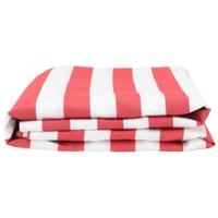 VidaXL Zonnescherm vervangingen rood en wit 1000 x 160 cm - thumbnail