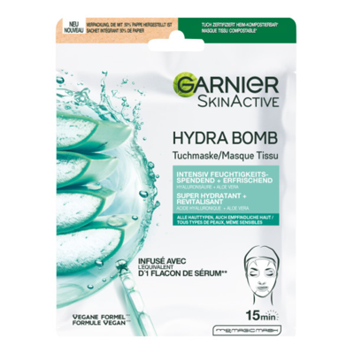 Garnier SkinActive Hyaluron Aloe Hydra Booster Serum Masker Garnier SkinActive Hyaluron Aloe Hydra Booster Serum Masker