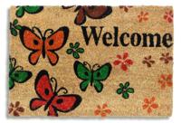 Deurmat Welcome vlinders Ruco Print Hamat - Hamat - thumbnail