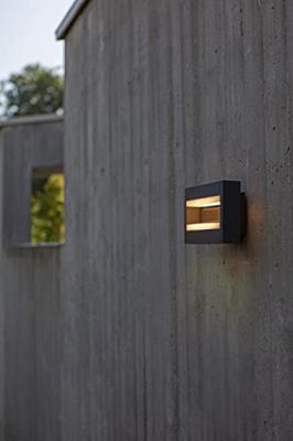 Lutec Design wandlampConroy antraciet - 5107001118