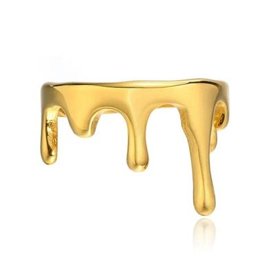 Cilla Jewels Damesring in Gesmolten Goudstijl -17mm