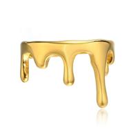 Cilla Jewels Damesring in Gesmolten Goudstijl -17mm - thumbnail