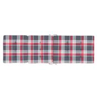 VidaXL Terrasstoelkussens 2 st ruitpatroon oxford stof rood - thumbnail