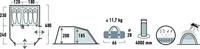 High Peak Paros 5 tent - thumbnail