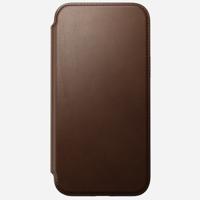 Nomad Modern lederen folio iPhone 15 Pro Max - Rustic Brown - thumbnail