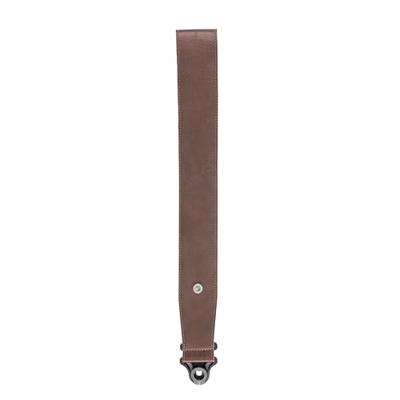D&apos;Addario 25BAL02 Comfort Leather Auto Lock Guitar Strap Brown gitaarband