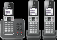 Panasonic KX-TGD323 Huistelefoon Grijs - thumbnail