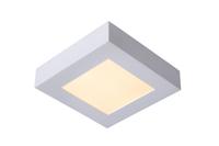 Lucide BRICE-LED - Plafonnière Badkamer - LED Dimb. - 1x15W 3000K - IP44 - Wit - thumbnail