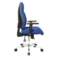 Topstar Bureaudraaistoel | met puntsynchroontechniek | blauw 430-510 mm | zonder armleuningen draagvermogen 110 kg | 1 stuk - PI990BC6 PI990BC6 - thumbnail