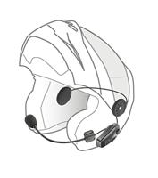 INTERPHONE helm communicatie systeem "u-com 8 r" com. system helmet u-com8r doublekit - thumbnail