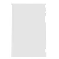 Bureau met lade 115x50x75 cm bewerkt hout wit - thumbnail