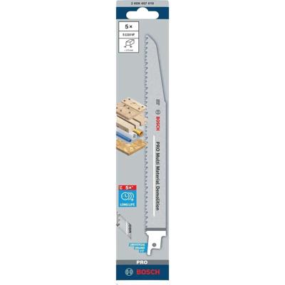 Bosch Accessoires reciprozaagblad s 1110 vf heavy for wood and metal 5st - 2608657610