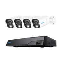 Reolink Netzwerkkamera NVS8-8MB4 IP-Bewakingscameraset LAN 8-kanaals Met 4 cameras 3840 x 2160 Pixel - thumbnail