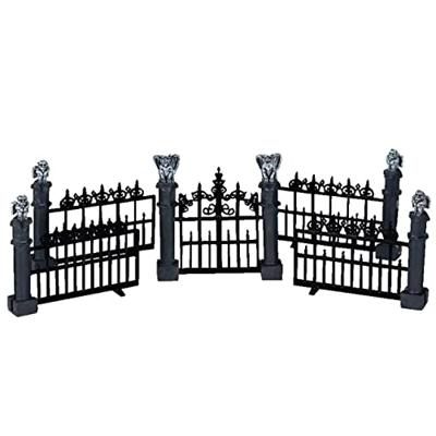 Lemax gargoyle fence s/5 accessoire Spooky Town 2004