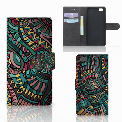 Huawei Ascend P8 Lite | Telefoon Hoesje | Aztec Huawei Ascend P8 Lite | Telefoon Hoesje | Aztec