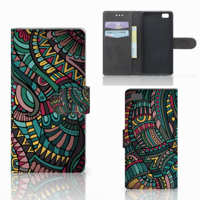 Huawei Ascend P8 Lite | Telefoon Hoesje | Aztec - thumbnail