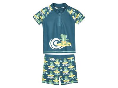 Playshoes Kinder zwemset (surfer-dino, 74/80)
