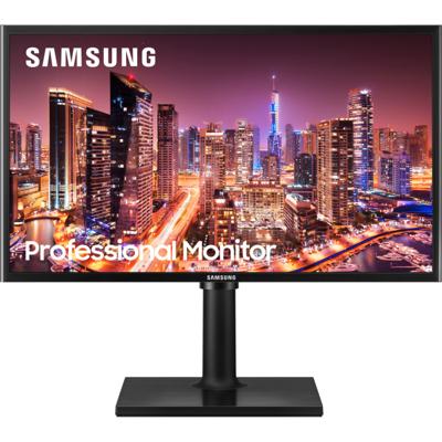 Samsung F24T452FQR LED-monitor Energielabel E (A - G) 61 cm (24 inch) 1920 x 1080 Pixel 16:9 5 ms HDMI, DisplayPort, Hoofdtelefoon (3.5 mm jackplug), USB-A 2.0