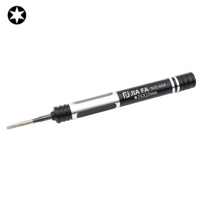 JIAFA JF-608-T6 Torx T6 GSM reparatie schroevendraaier (zwart)