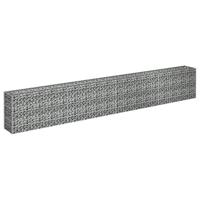 VidaXL Gabion plantenbak verhoogd 360x30x60 cm gegalvaniseerd staal - thumbnail