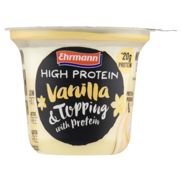 Ehrmann High Protein Pudding Topping vanille 200 g bij Jumbo
