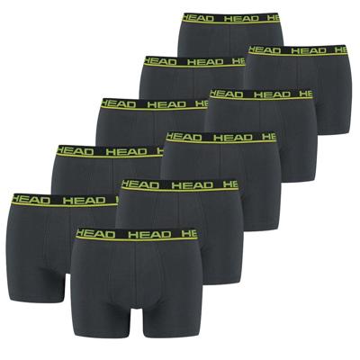 Head Boxershorts 10-pack Phantom / Lime Punch-L