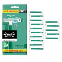 Wilkinson Extra Sensitive 10+5 Stuks bij Jumbo - thumbnail