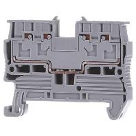 Phoenix Contact 3211019 Doorgangsklem 5.2 mm Spanveer Grijs 50 stuk(s)