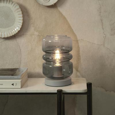 its about RoMi Tafellamp 'Verona' 23cm, kleur Lichtgrijs