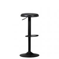 WOOOD Verstelbare Barkruk 'Isaac' kleur Zwart (zithoogte 61-81cm) - thumbnail